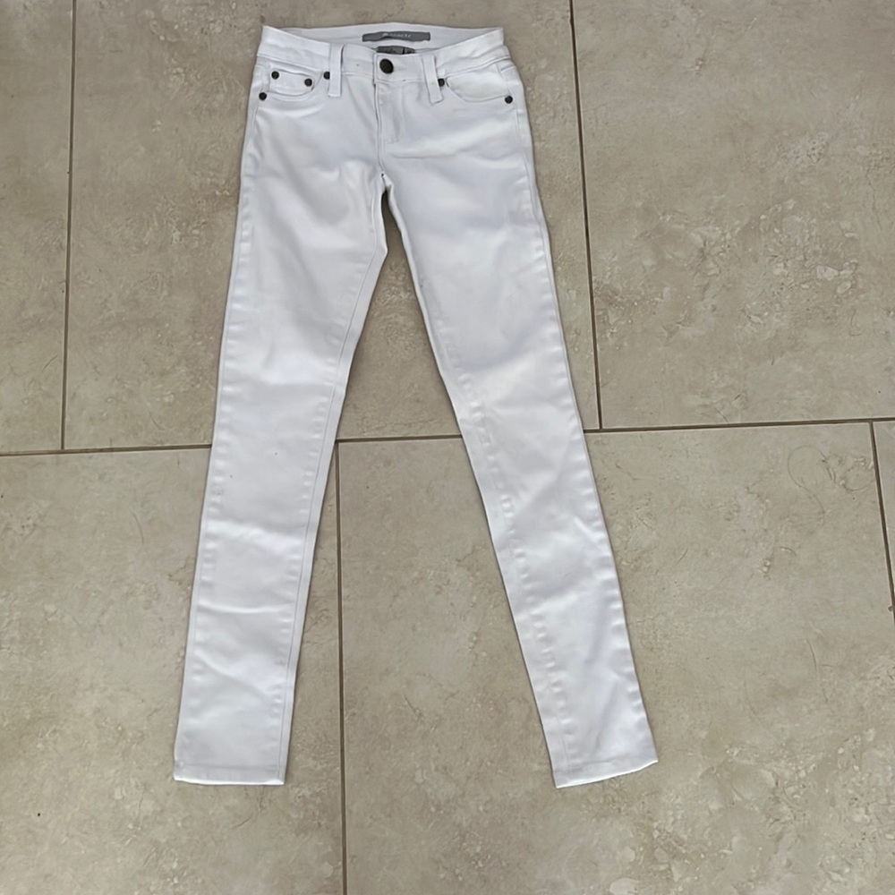 Tractr girls white stretch jeans